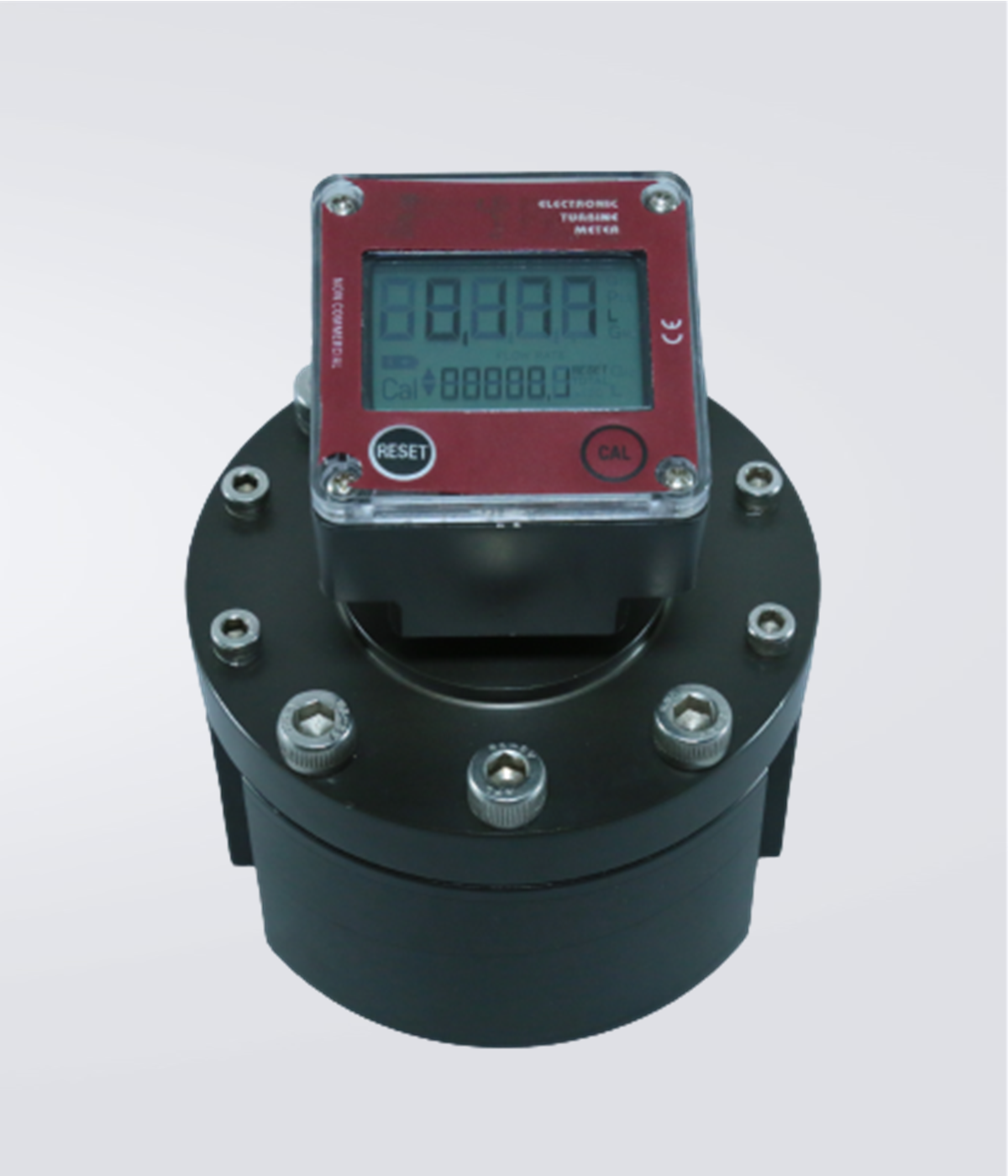 Oval Gear Flow Sensor with Battery operated Display