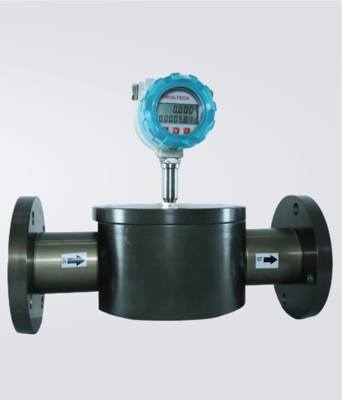 Oval Gear Flow Meter with Flange Connections