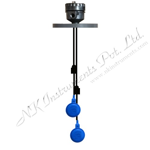 PP Cable Float Switches - Flange mounting version