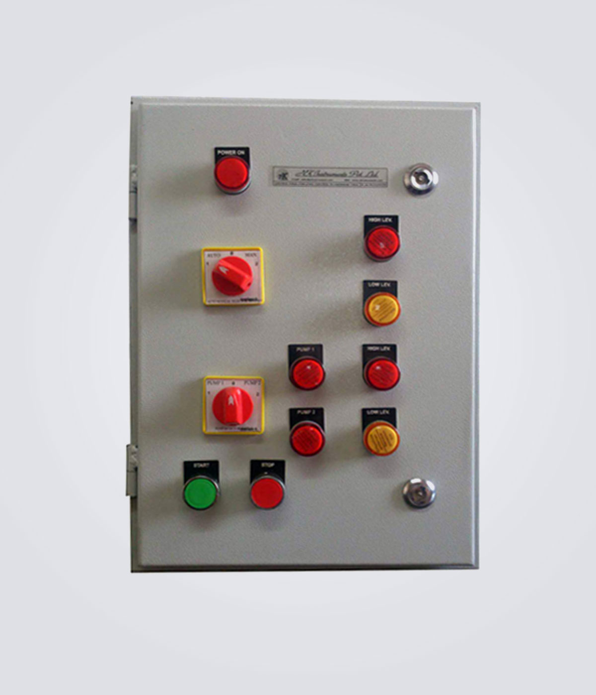 Control Panel for Level Control in Overhead Tank