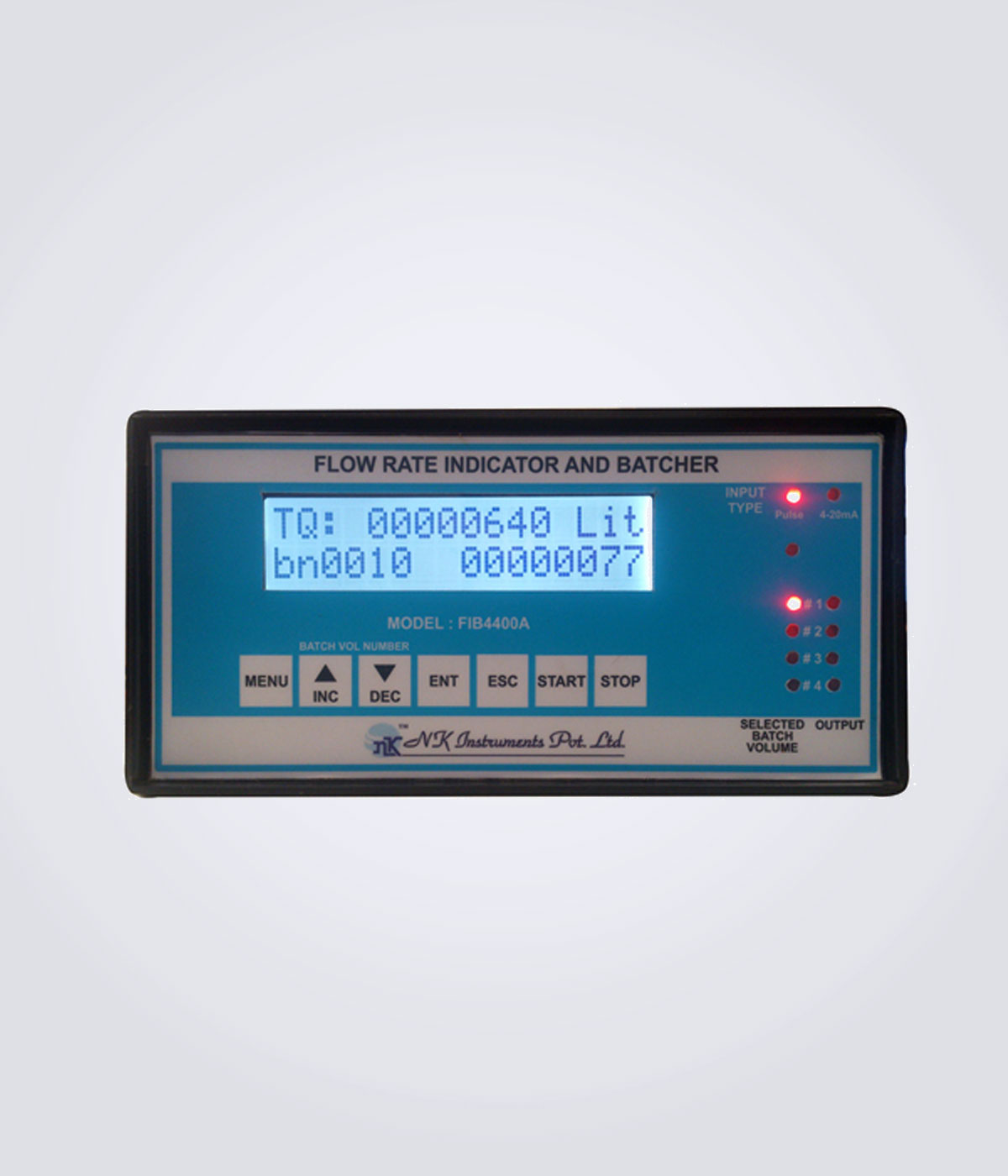 Flow Meter with 4 point Batcher