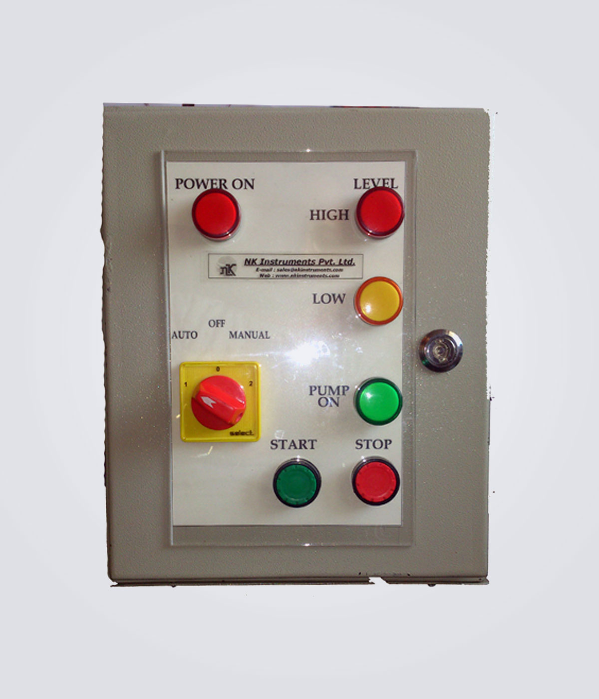Panel for Single Tank Level Control System